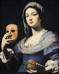Woman with a Mask
